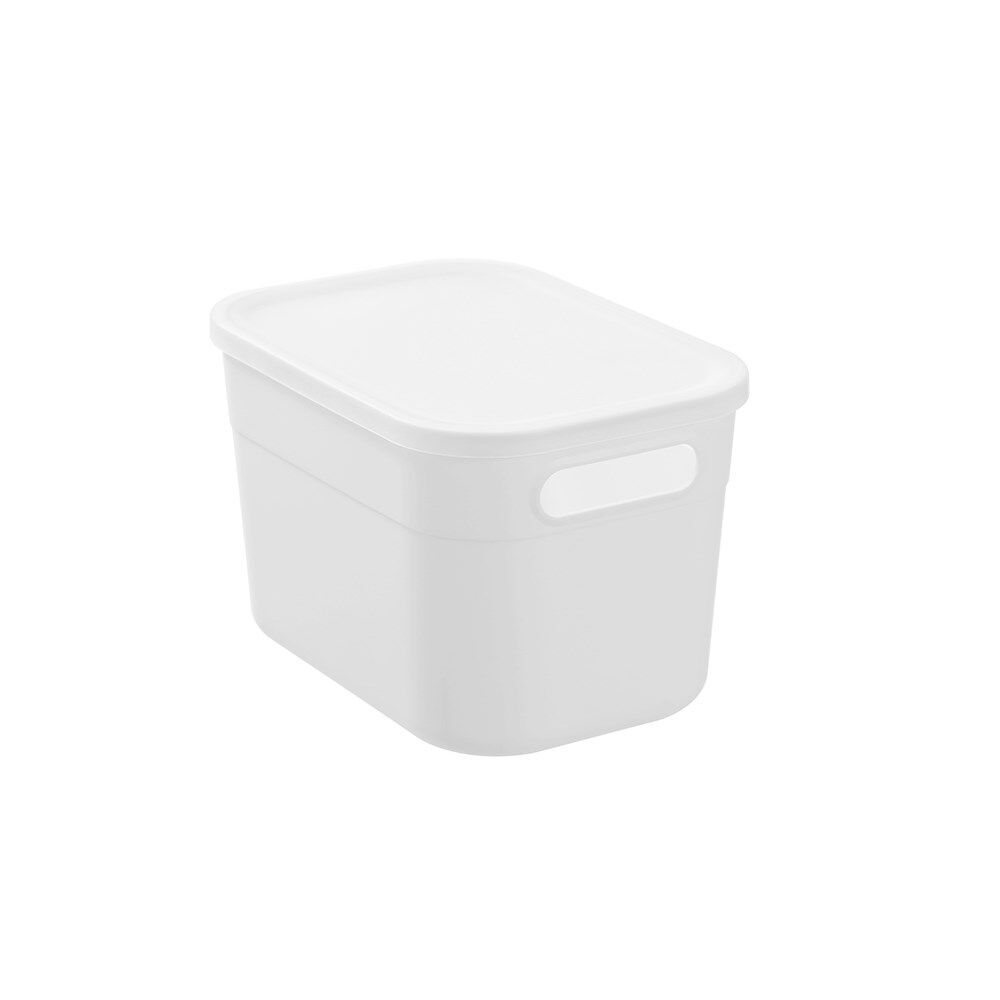 Boxsweden Stackable Durable Storage Container with Lid 24.5cm 5L (12 Pack)