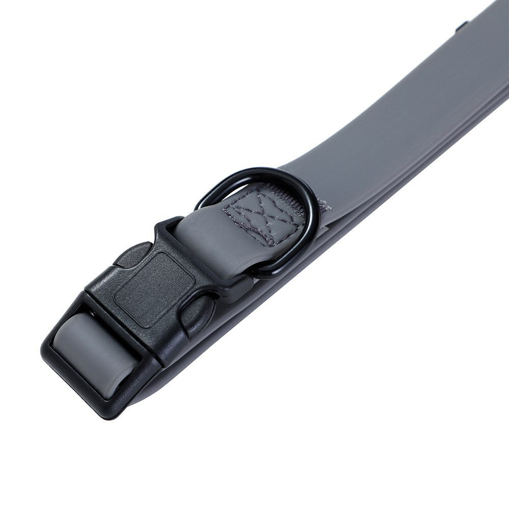 Paws and Claws Paws & Claws Adjustable TPU Waterproof Dog/Pet Neck Collar 35-50x2cm M Grey — image 5