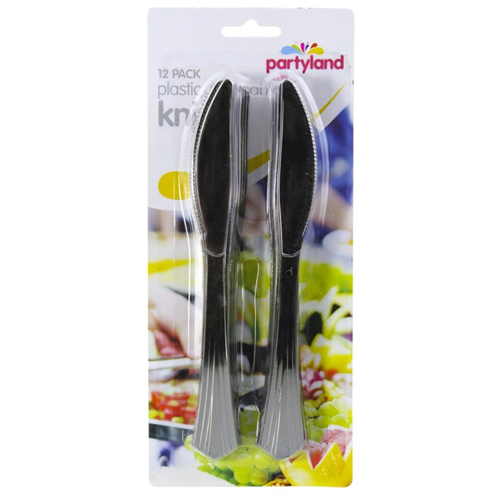 Lemon and Lime 12Pc Reusable Knives Silver