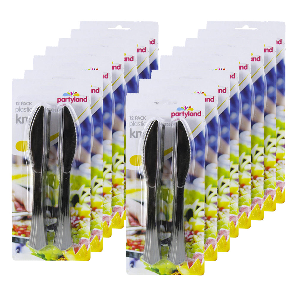 Lemon and Lime Reusable Knives Silver (180 Pieces)