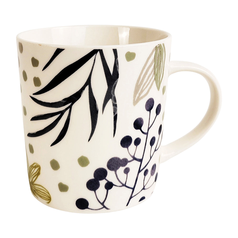 Urban Summer Solstice 470ml Ceramic Mug Coffee/Tea Drinkware - Blue/Green (2 Pack)