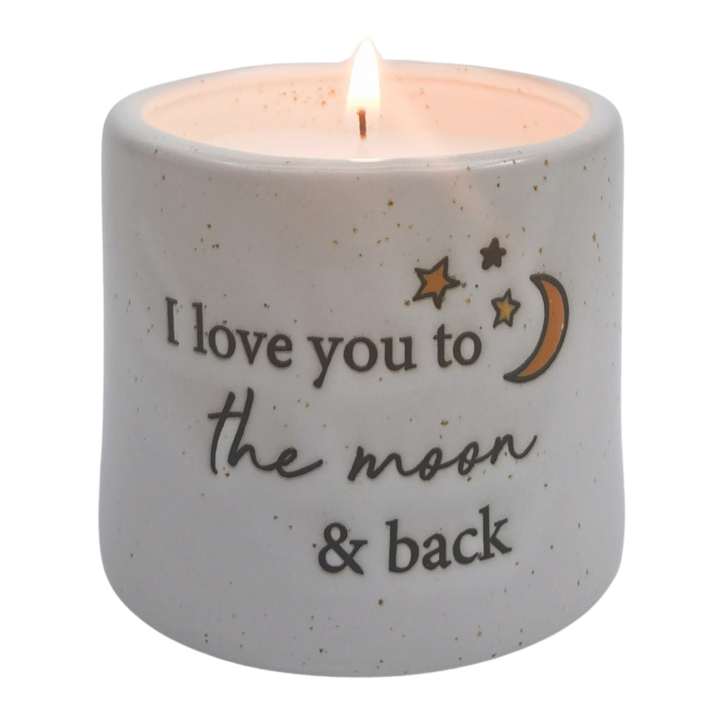Urban I love you Candle White 7cm Gift Keepsake Present Ceramic Home Decor