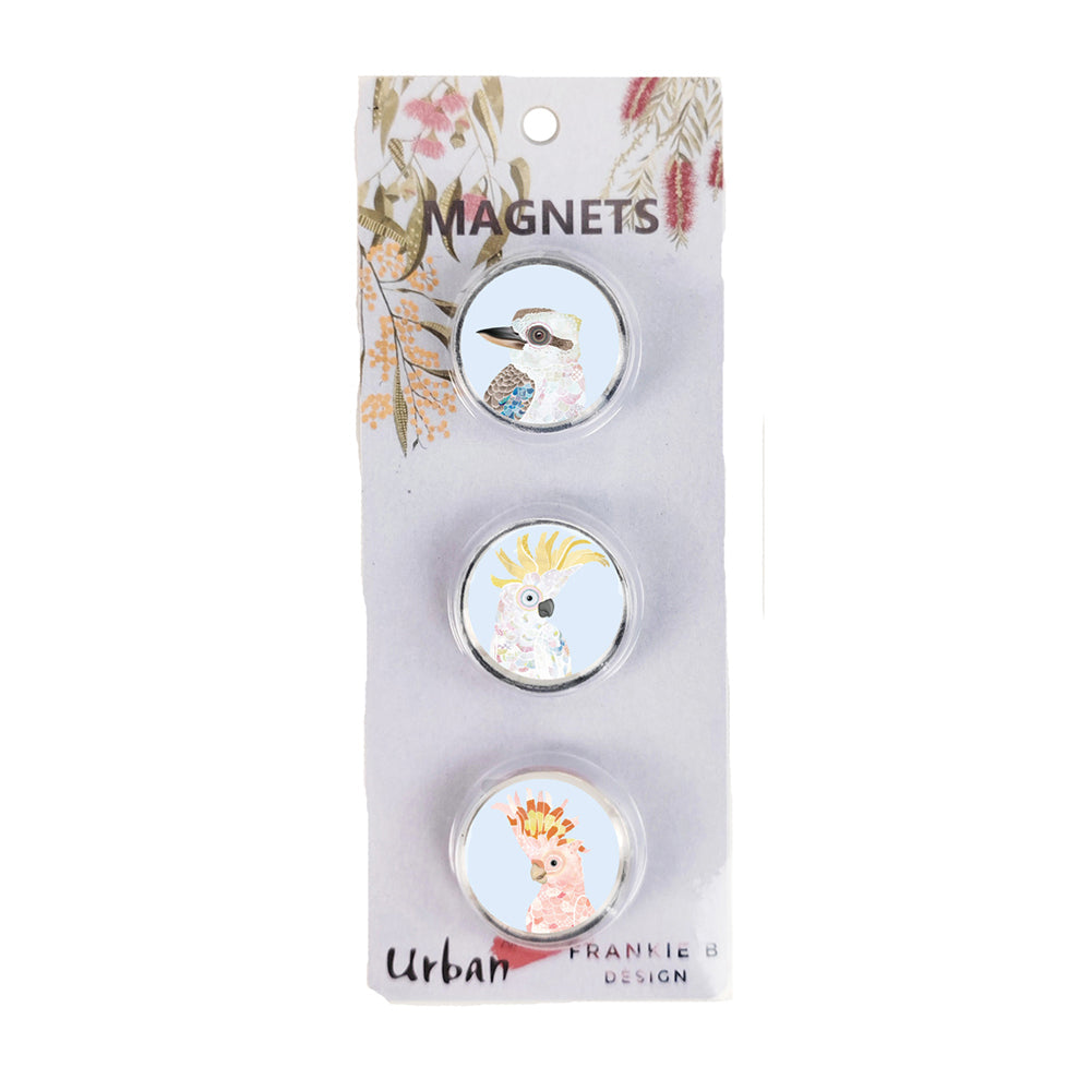 Urban 3pc Urban 3cm FB Australia Birds Magnets Home Fridge Decor (3 Pack) — image 2