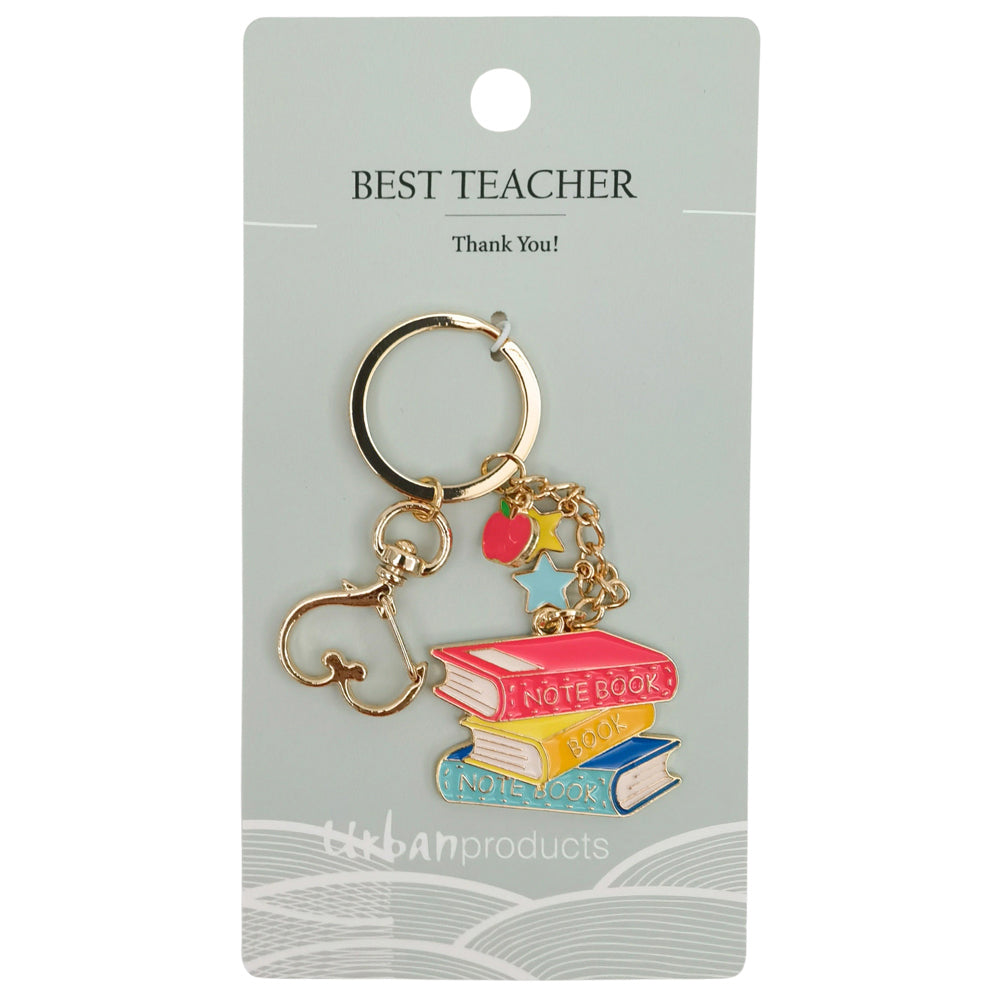 Urban Best Teacher Keyring Red 12cm Display Decorative Keepsake Home Decor