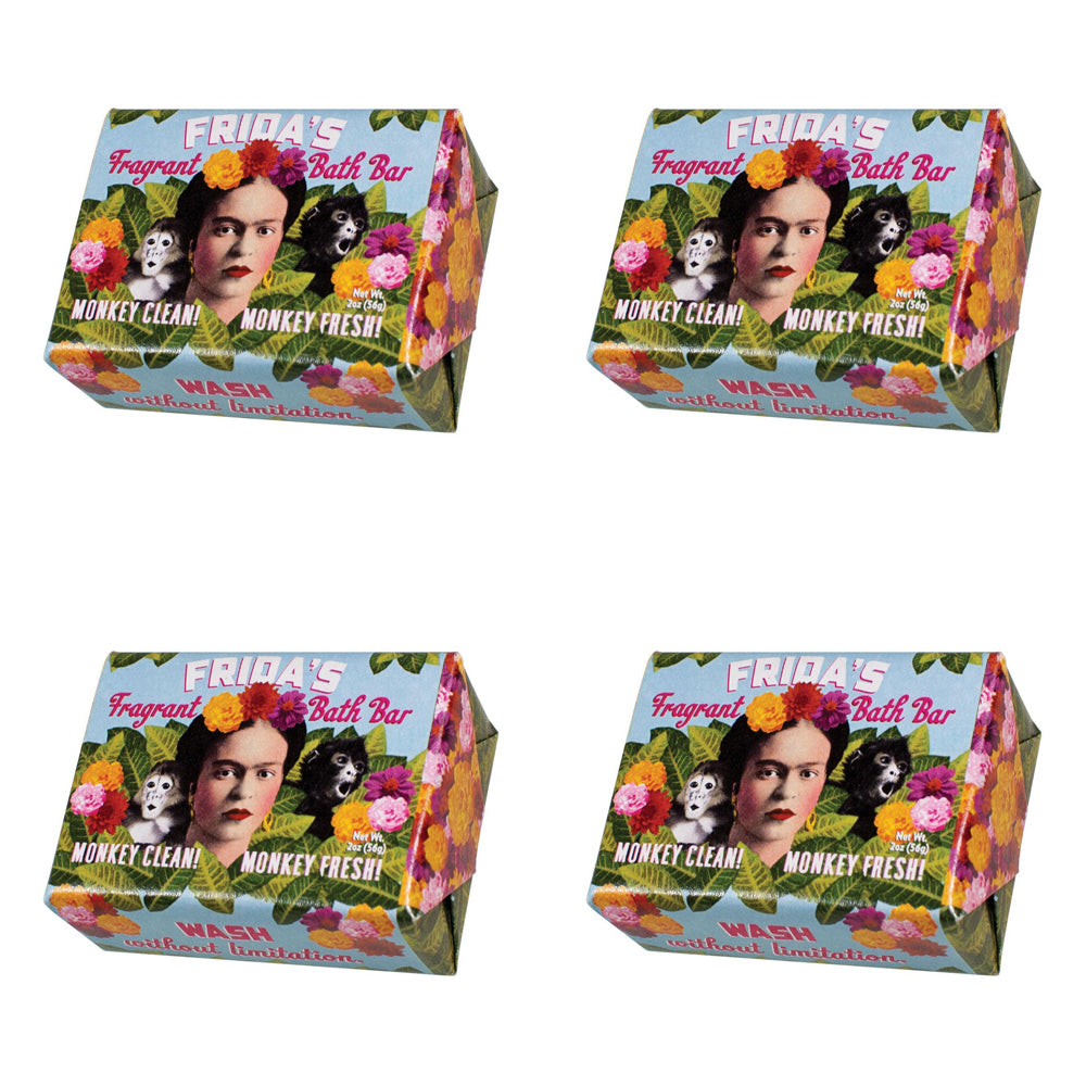 Unemployed Philosophers Guild 56g Body Bar Soap Frida (4 Pack)