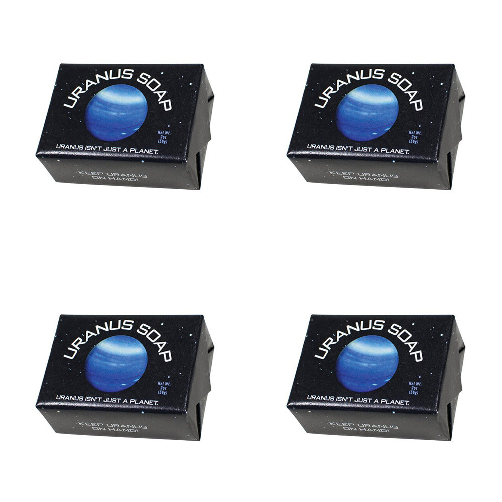 Unemployed Philosophers Guild 56g Body Bar Soap Uranus (4 Pack)