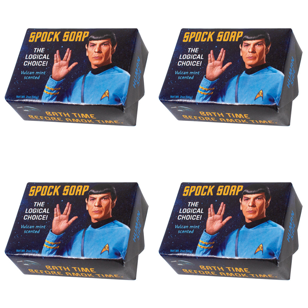 Unemployed Philosophers Guild 56g Body Bar Soap Spock (4 Pack)