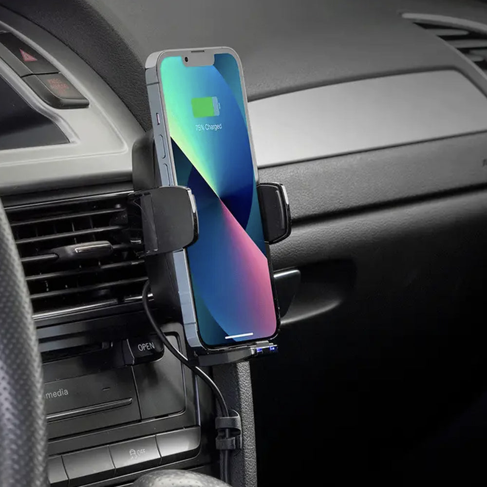 Scosche Wireless Charging Car Window/Dash/Vent Universal Phone Mount UQ3WDV-SP — image 6