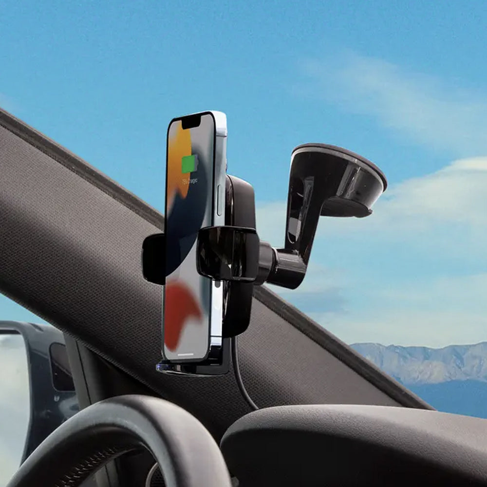 Scosche Wireless Charging Car Window/Dash/Vent Universal Phone Mount UQ3WDV-SP — image 4