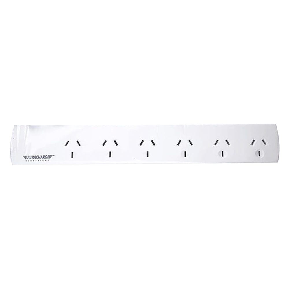 Ultracharge 6 Socket Standard Power Board - White (3 Pack) — image 3