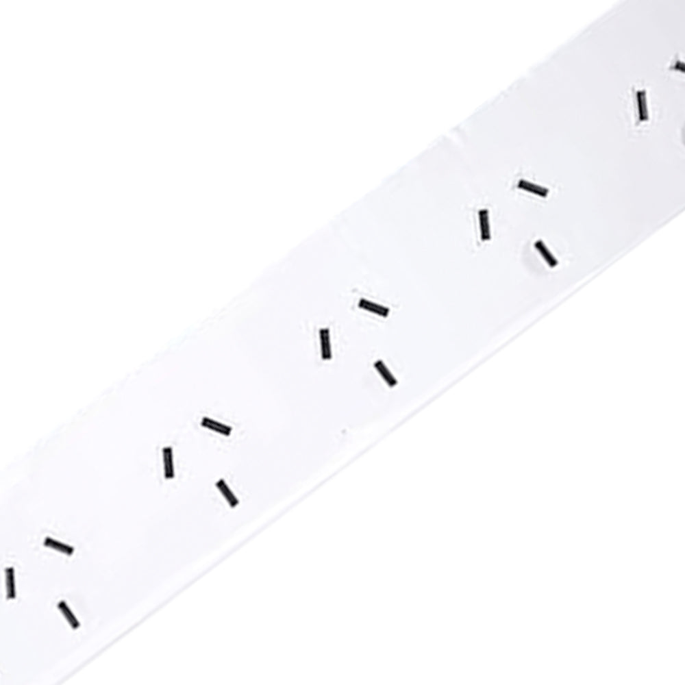 Ultracharge Standard 6-Socket Power Board Strip 1m Cord Extension Sockets White — image 3
