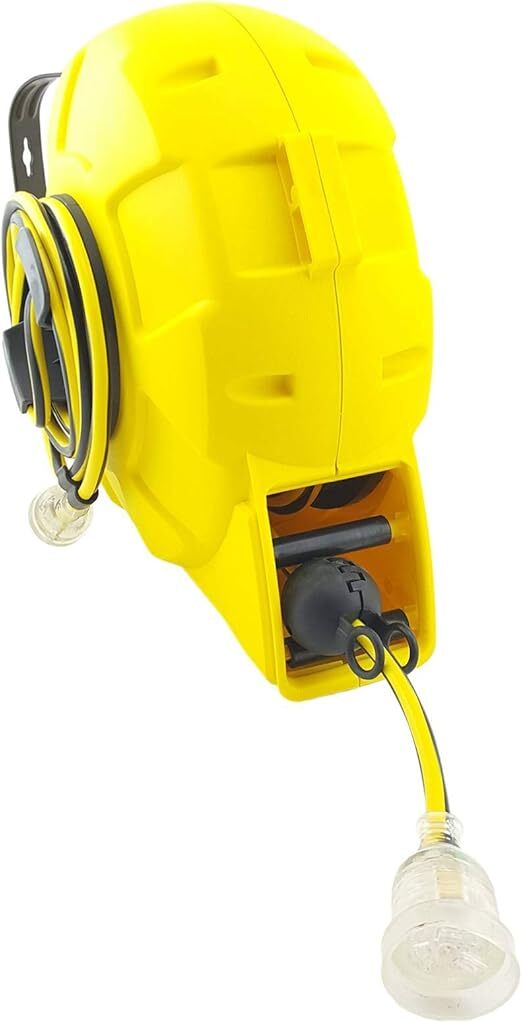 Ultracharge 15m Auto-Retractable/Mountable Extension Reel Lead 10A Cable Yellow — image 3