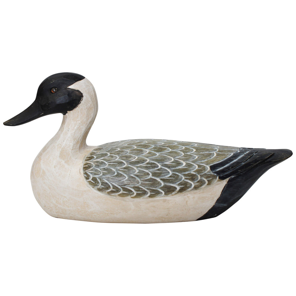 LVD Resin Seated Duck Sculpture Decorative Ornament Home/Office Decor 31cm — image 2