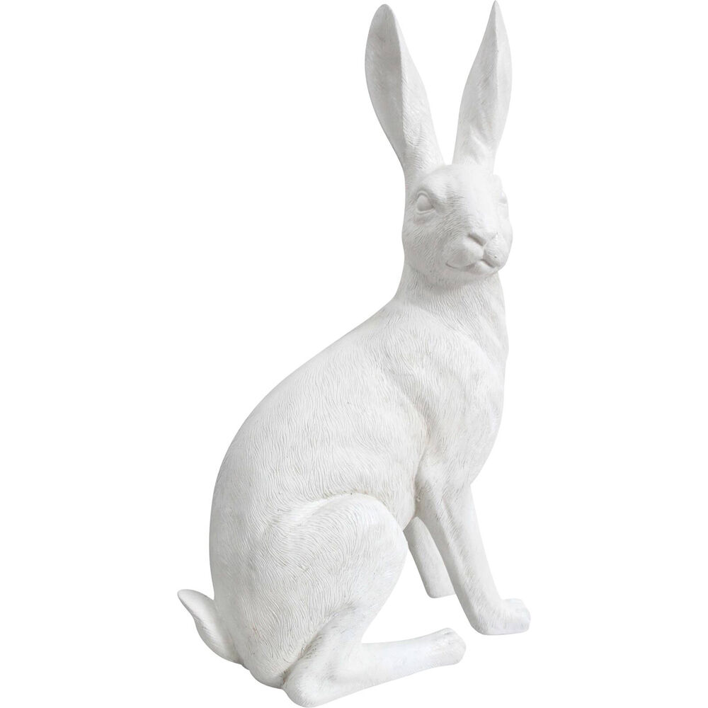 LVD Hare Resin Figurine Ornament Home/Room Tabletop Display Decor XL White