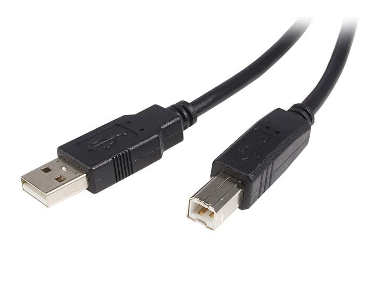 Star Tech 2m USB 2.0 a To B Cable - Male To Male 480Mbps Printers/USB HDD BLK