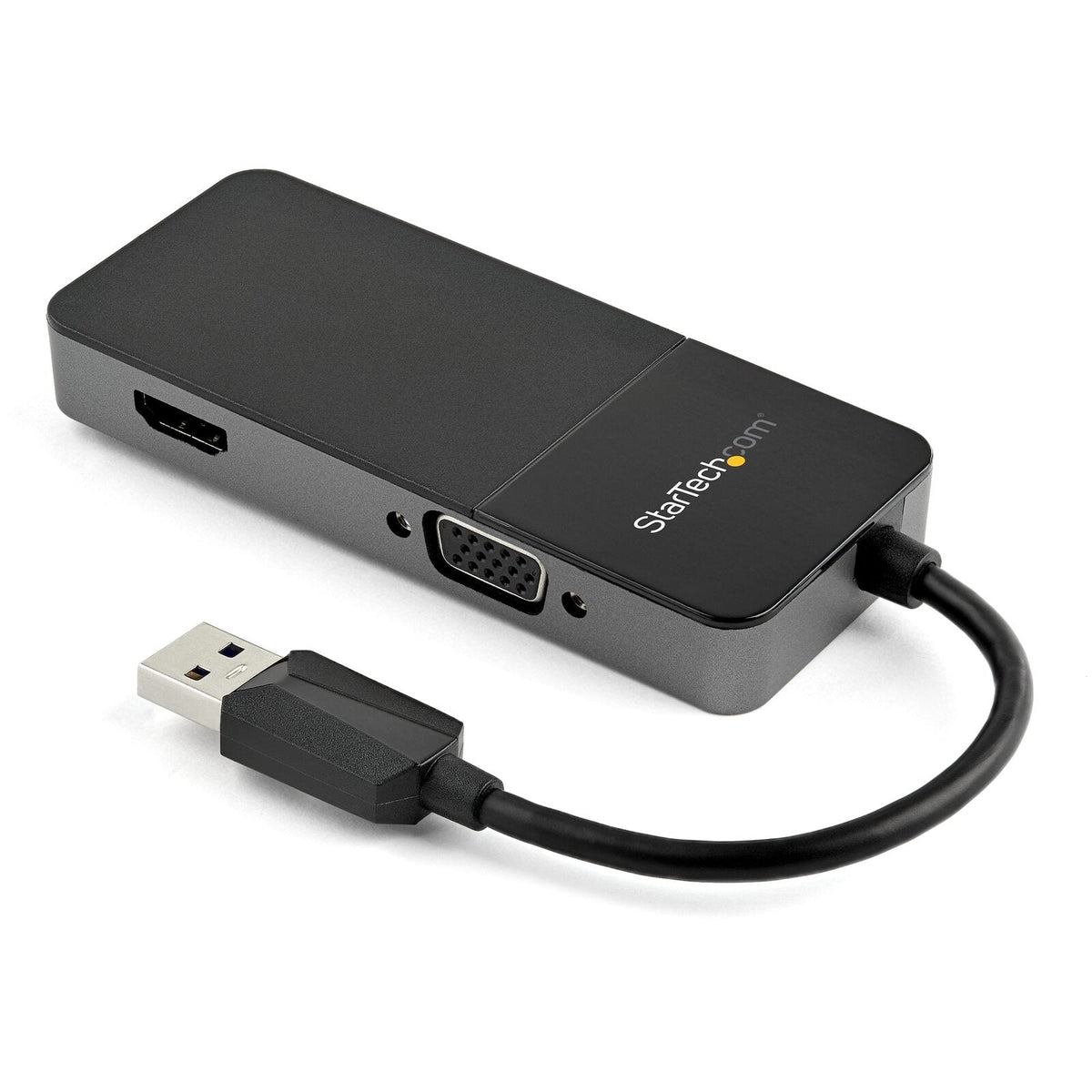 Star Tech USB 3.0 To HDMI & VGA Adapter 4K/1080p Blk/slv For Mac/Windows/Monitor