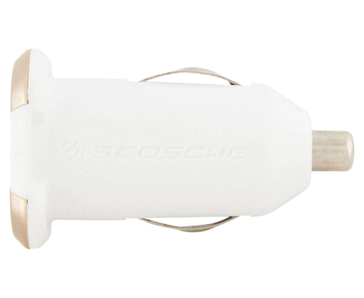 Scosche reVOLT 12W USB Car Charger - White/Gold (3 Pack) — image 4