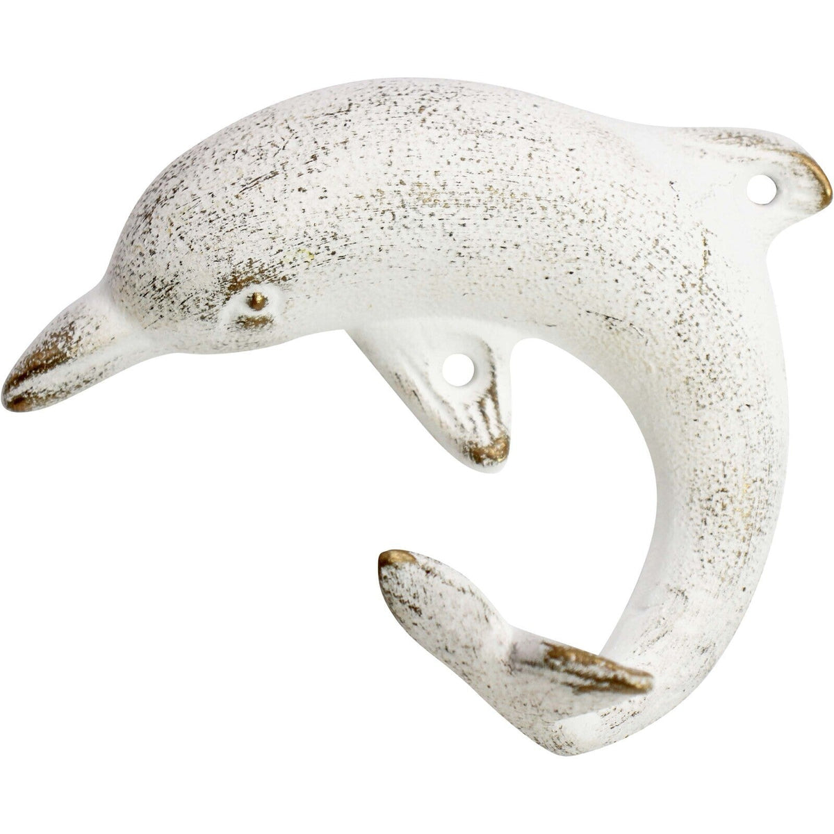 LVD Dolphin Hook White Decorative Wall Hangers Home Organisation 10x12cm (3 Pack) — image 3