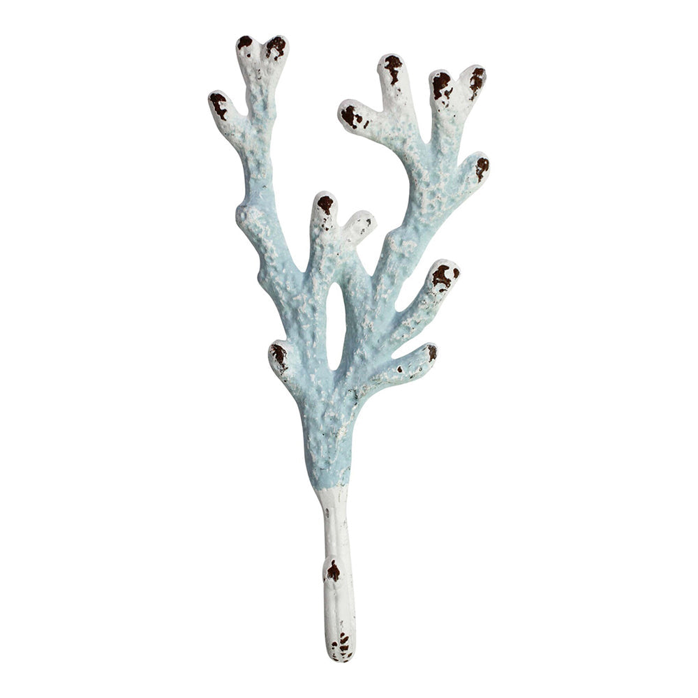 LVD Metal 21cm Coral Hook Wall Mounted Clothes/Bag Holder/Hanger Home Decor Sky
