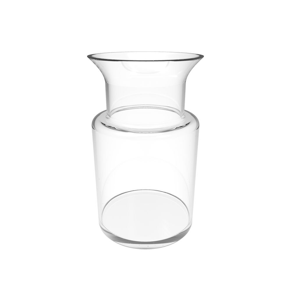 Belle Toby Glass Flower Vase Round Small 23cm Plant Holder Tabletop Decor Clear — image 2