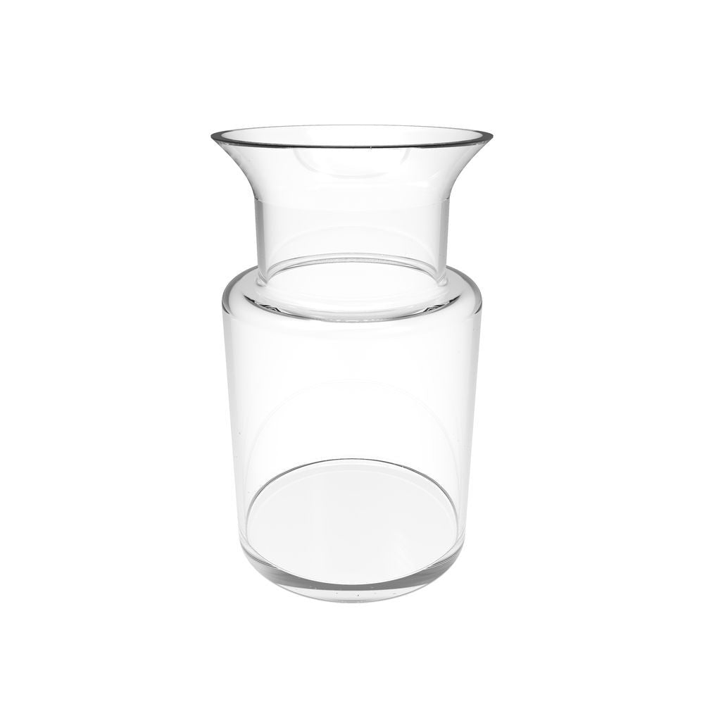 Belle Toby Glass Flower Vase Round 23cm Plant Holder Tabletop Decor SML Clear (2 Pack) — image 2