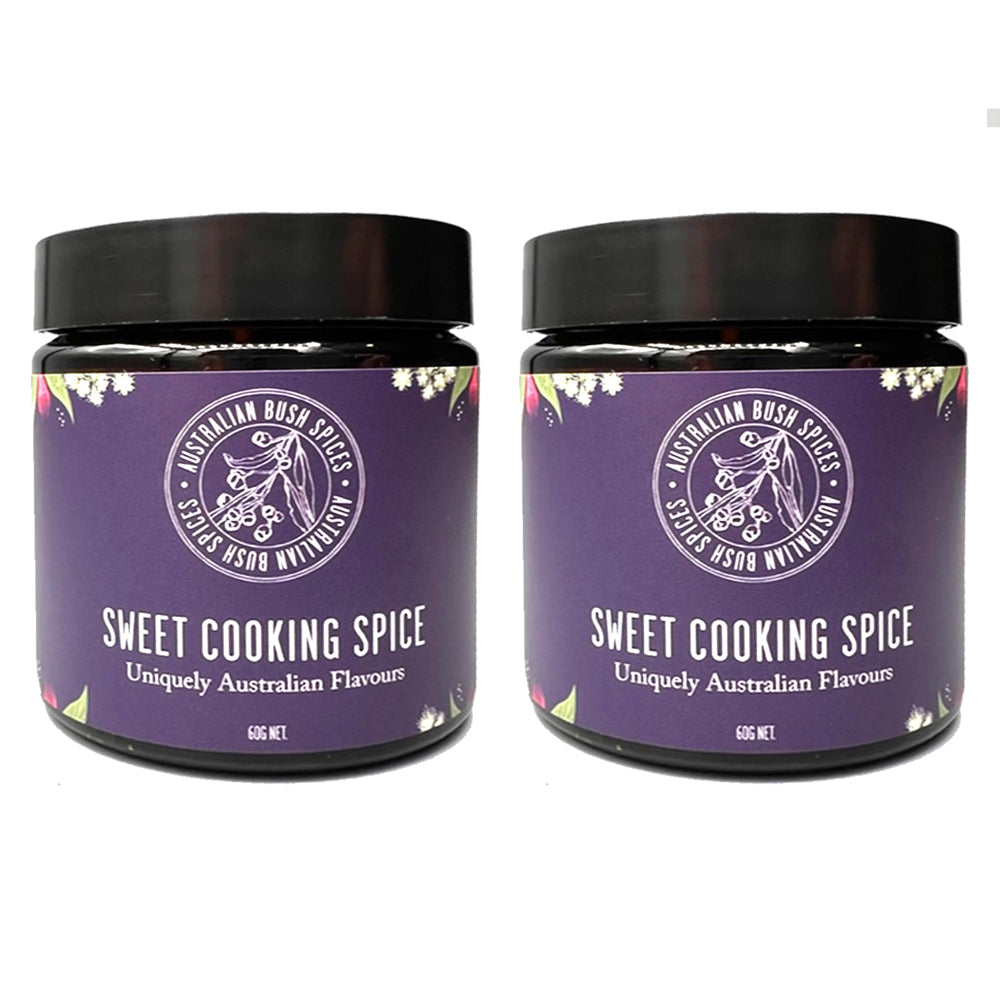 Australian Bush Spices Violet Sweet Cooking Spice 60g (2 Pack)
