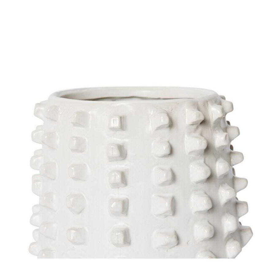 E Style Juniper 27cm Ceramic Plant Pot Round Home Decorative Planter White — image 2