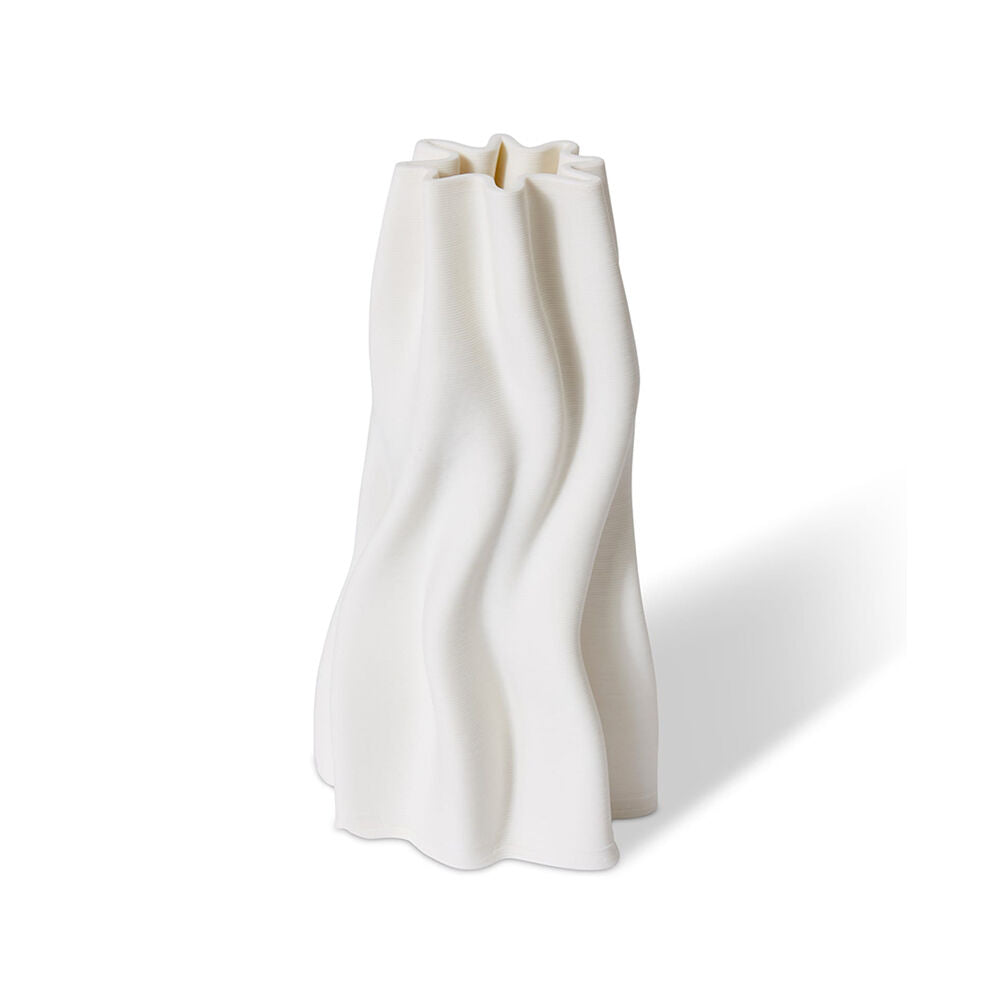 E Style Porcelain Pippa Vase Plant Vase Home/Office Table Decor 10x22cm White