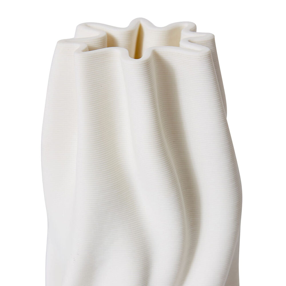 E Style Porcelain Pippa Vase Plant Vase Home/Office Table Decor 10x22cm White — image 2