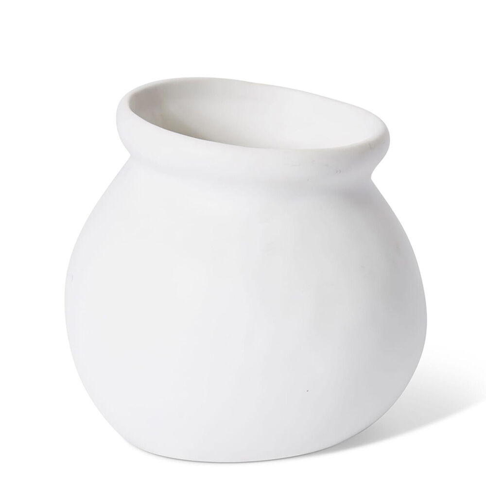 E Style Ceramic Nakano Round Vase/Vessel Home Decor Display 15x14cm White (2 Pack) — image 2