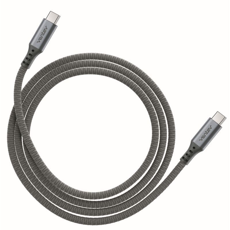 Ventev 4ft Braided USBC to USBC Car/Wall Charging/Sync Cable for Samsung/Tablets — image 2