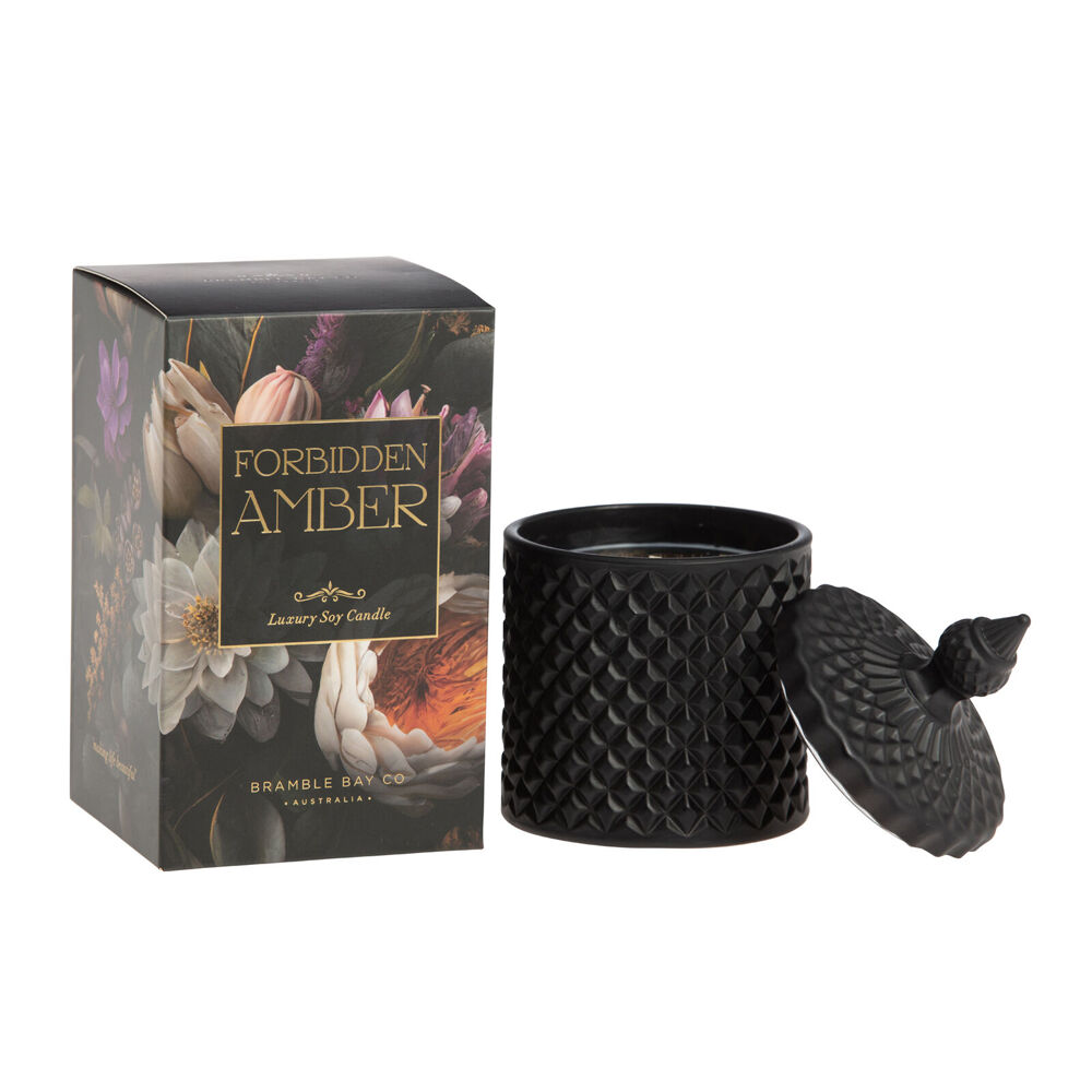 Bramble Bay 250g Vintage Floriade Forbidden Amber Scented Candle