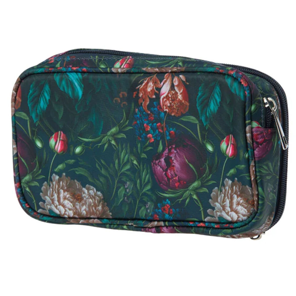 Bramble Bay 21cm Vintage Floriade Bouquet Makeup Cosmetic Bag