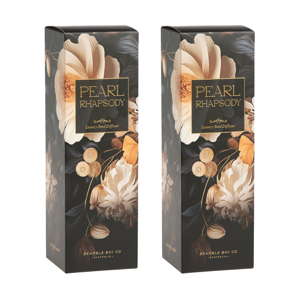 Bramble Bay Vintage Floriade Pearl Rhapsody Reed Diffuser 150ml (2 Pack)
