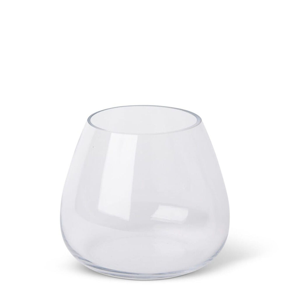 E Style Allira Vase Home Tabletop Indoor Decorative Display 18x18cm Clear (2 Pack) — image 2