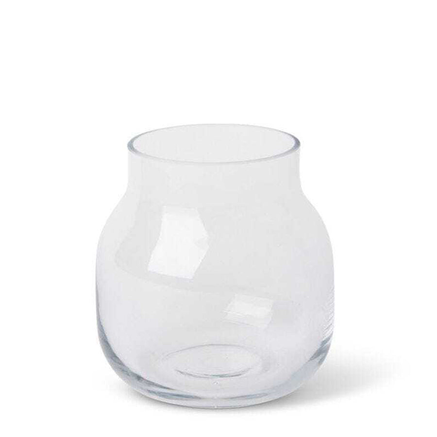 E Style 17cm Glass Gabbie Plant/Flower Vase Display Tabletop Decor Clear