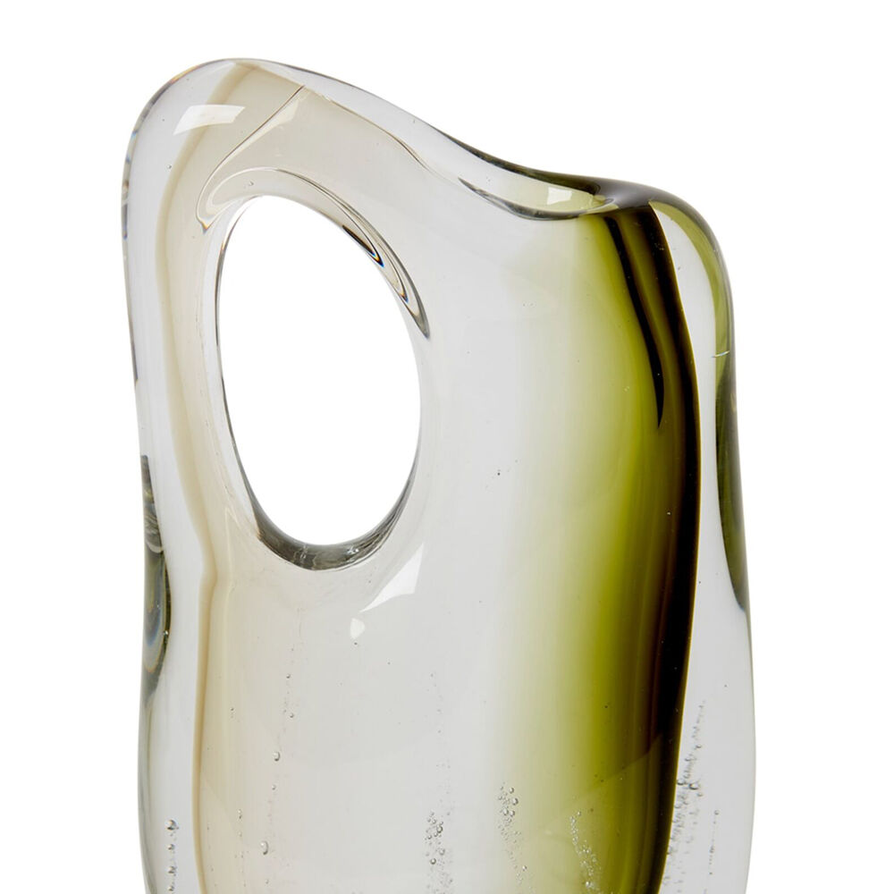 E Style Kamara Glass Flower Vase Centerpiece Indoor Home Decor 29cm Green — image 2