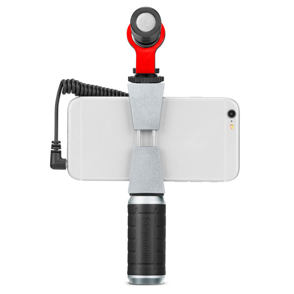 Saramonic VGM Video Kit with Mic & Stabiliser for iPhone, Android & Cameras Black
