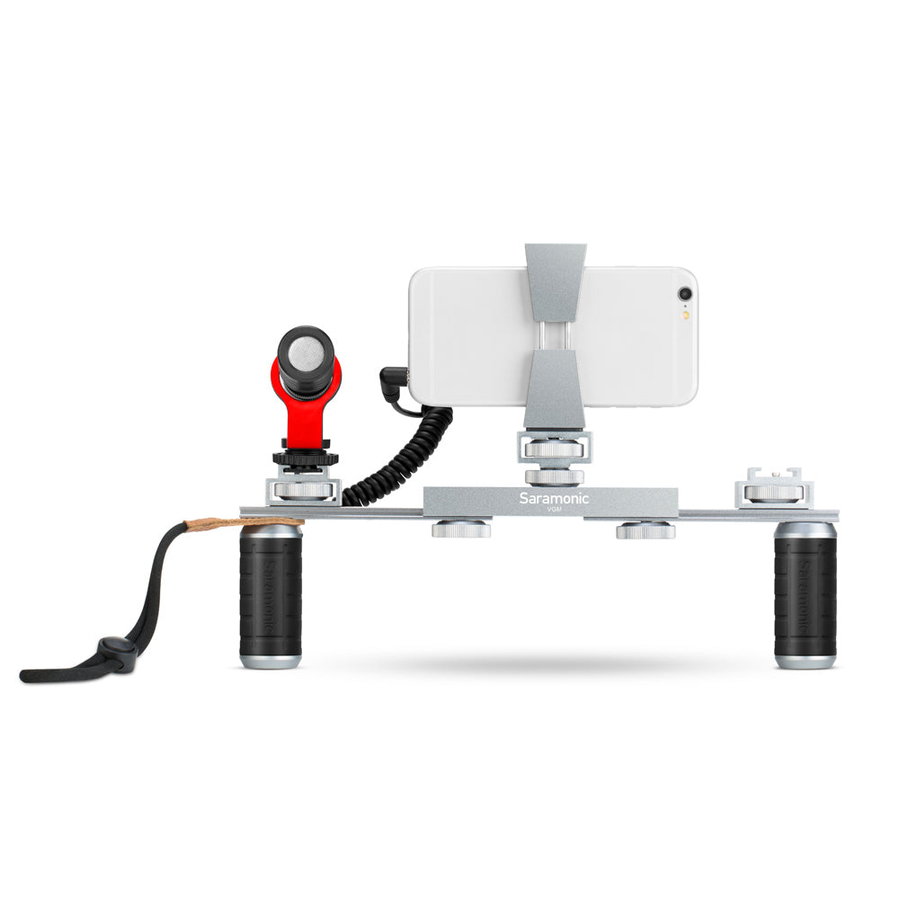Saramonic VGM Video Kit with Mic & Stabiliser for iPhone, Android & Cameras Black — image 3