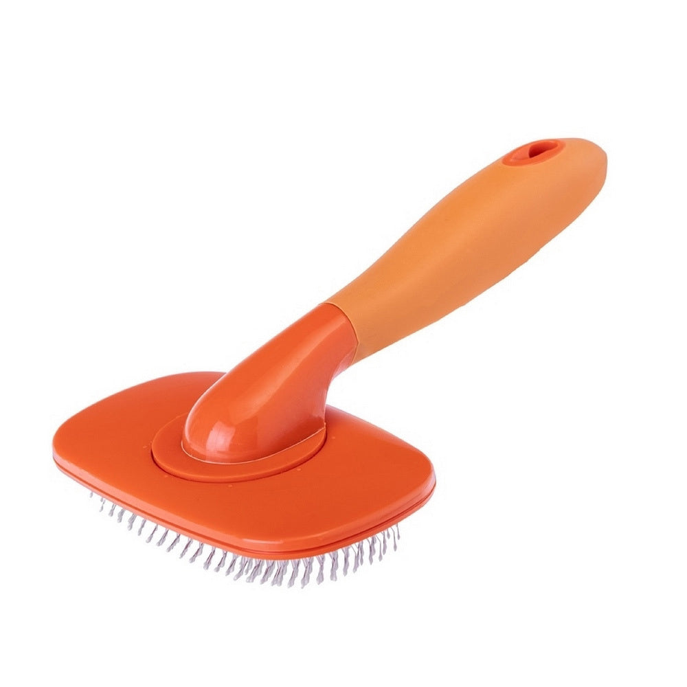 Vigar Pets Club Dog Metallic Hair Brush/Comb Pet Grooming/Deshedding Orange — image 2