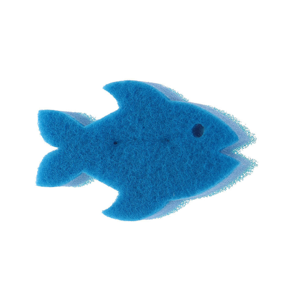 Vigar Pets Club 12cm Fish Scrubber Sponge Cleaning Set Blue For Cat Bowl (12 Pieces) — image 3