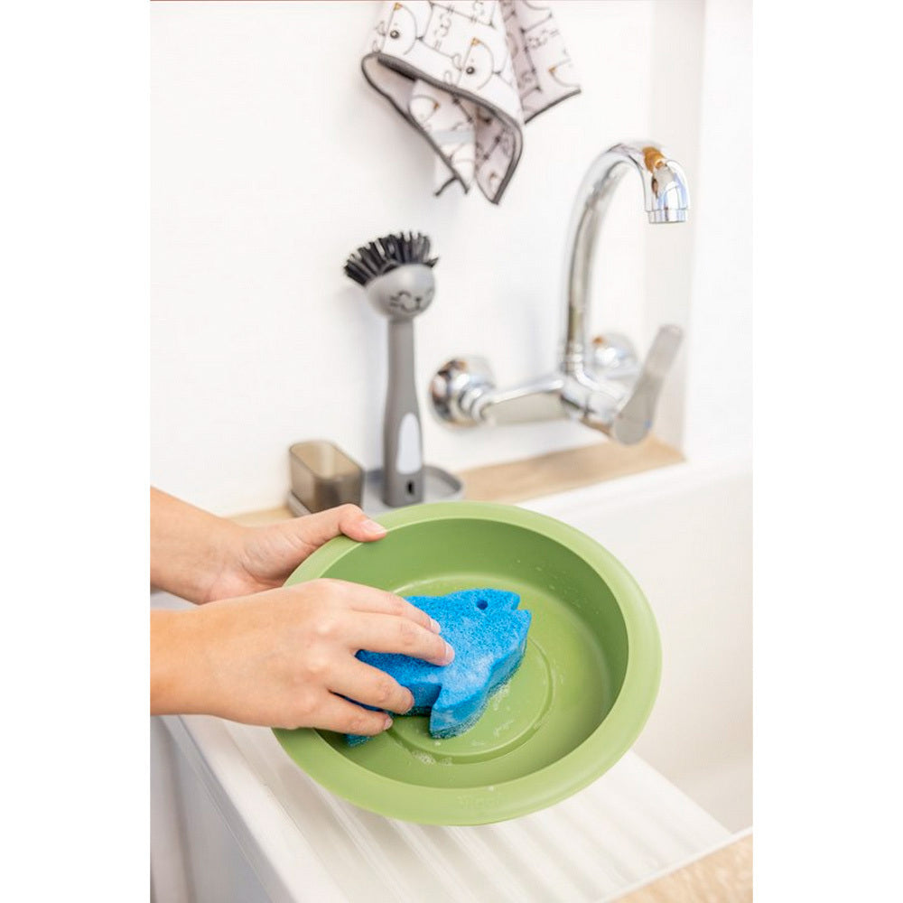 Vigar Pets Club 12cm Fish Scrubber Sponge Cleaning Set Blue For Cat Bowl (12 Pieces) — image 5
