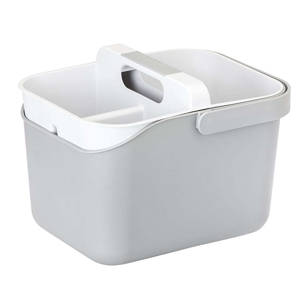 Vigar Rengo 3L Bucket & Caddy Set w/ Carry Handle Storage Home Organiser Grey