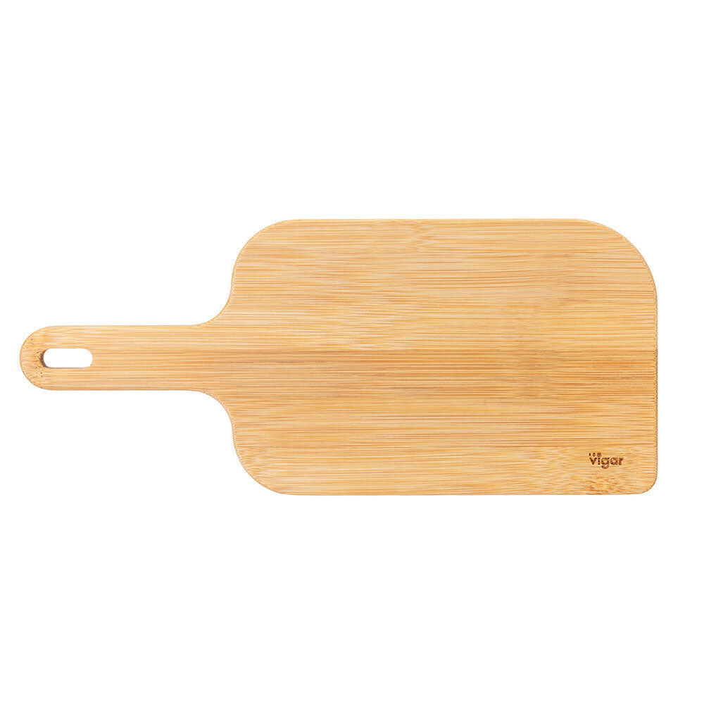 Vigar Becco Bamboo Serving Snack Cheese Board w/ Handle Small (2 Pack) — image 2