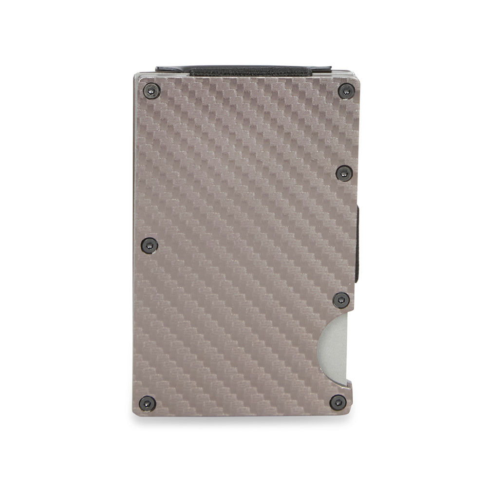 Van Heusen Men's Metal Credit Card Holder w/Money Clip Wallet Textured Graphite — image 2