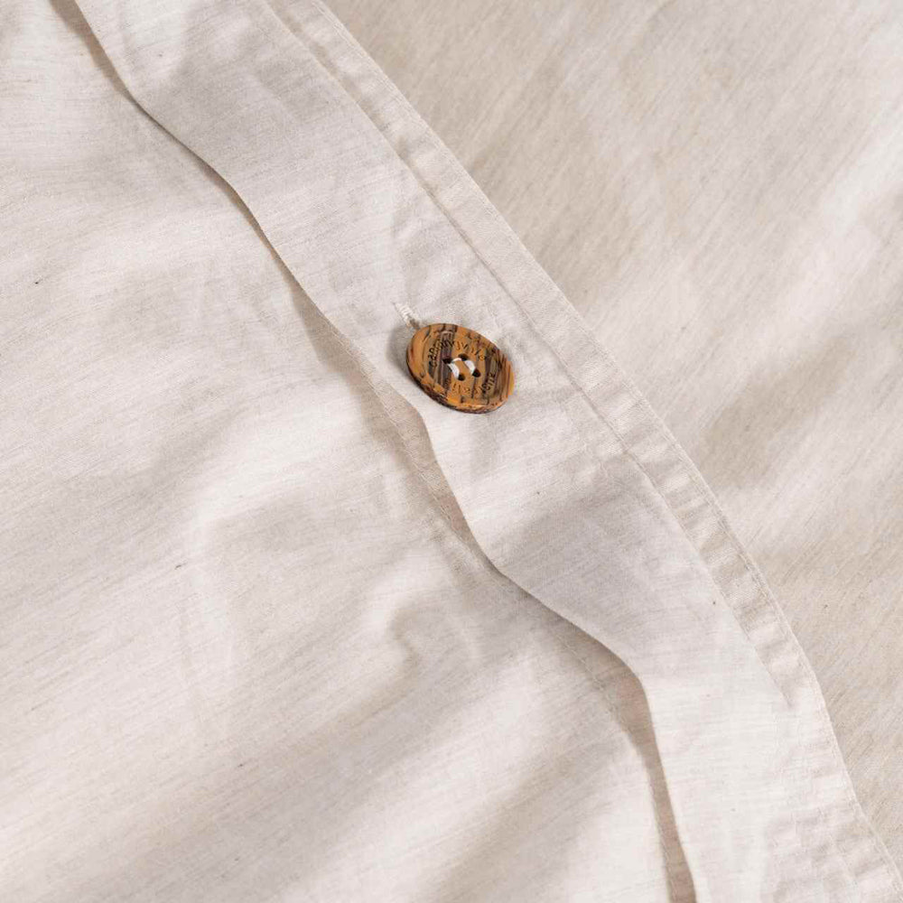 Canningvale Vintage Softwash Quilt Cover Set Oatmeal Melange — image 3