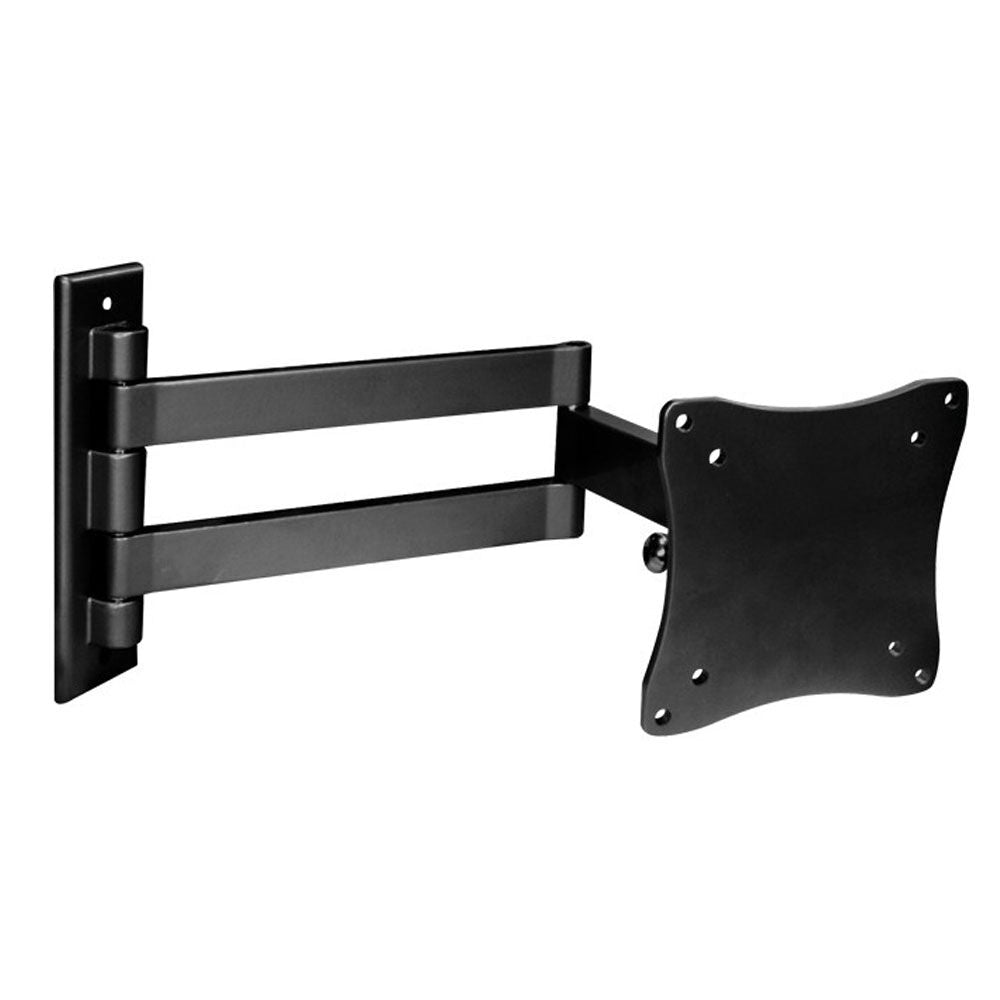 Venturi Triple Pivot Wall Mount Bracket Holder for 10-24" 12kg LCD TV Black