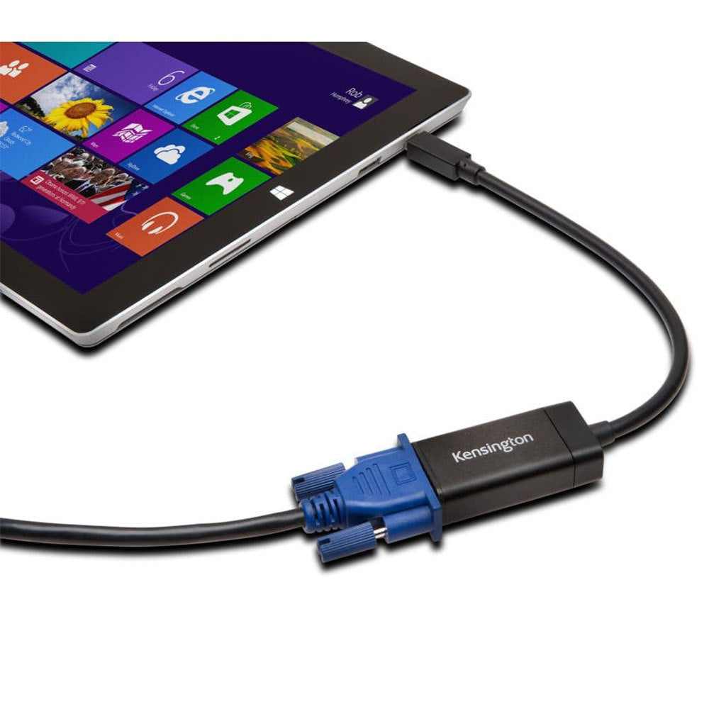 Kensington VM1000 Mini DisplayPort to VGA Full HD Video Adapter Cable for Laptop — image 2