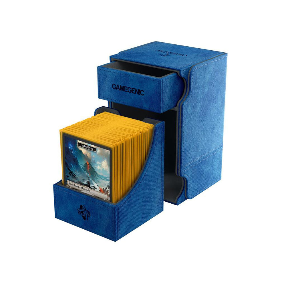 Gamegenic Watchtower 100+ Deck/Game Box XL Blue Tcg/ccg Accessory Storage