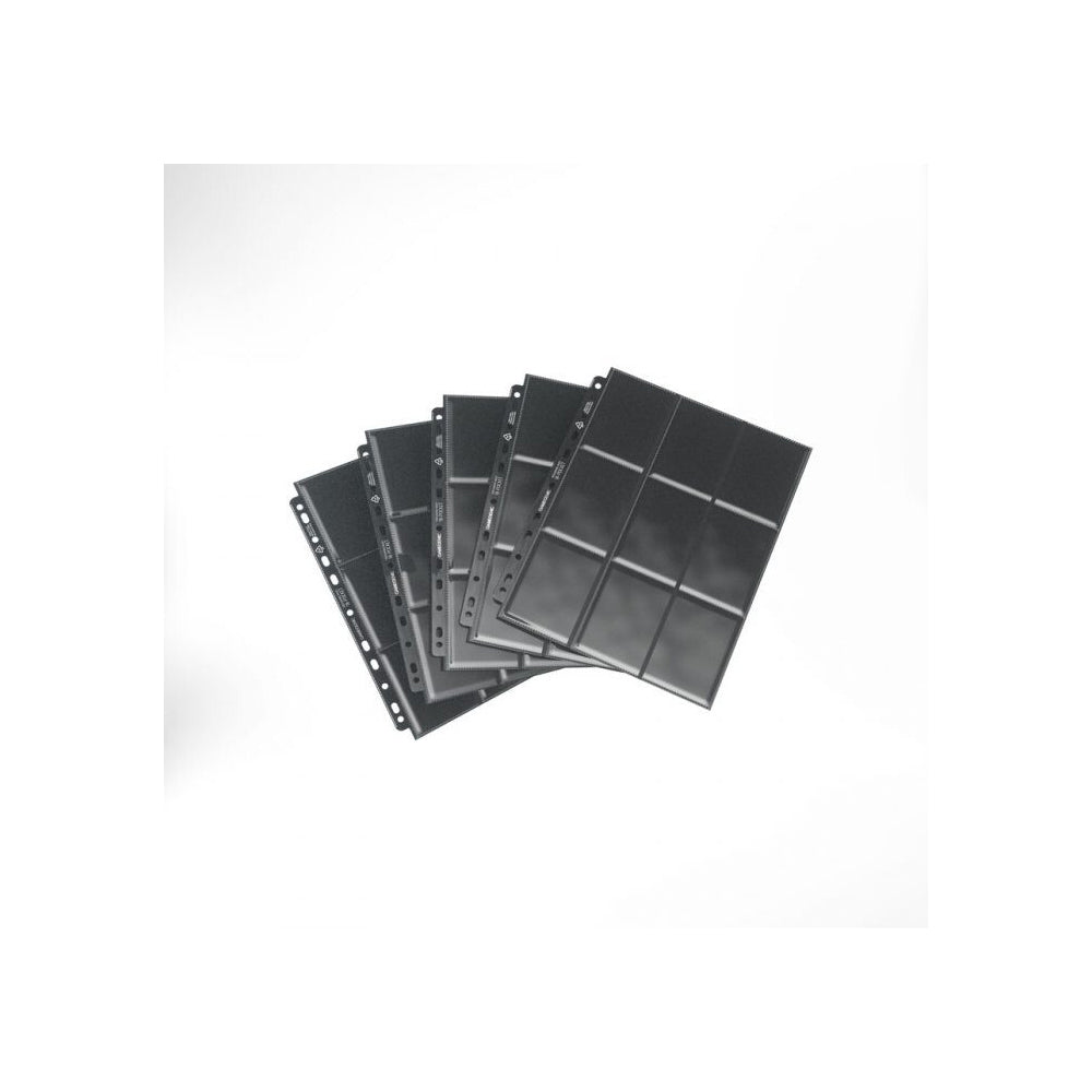 Gamegenic 10 Pcs Gamegenic Sideloading 18 Pocket Pages Pack Black Tcg/ccg Accessory (5 Pack) — image 3